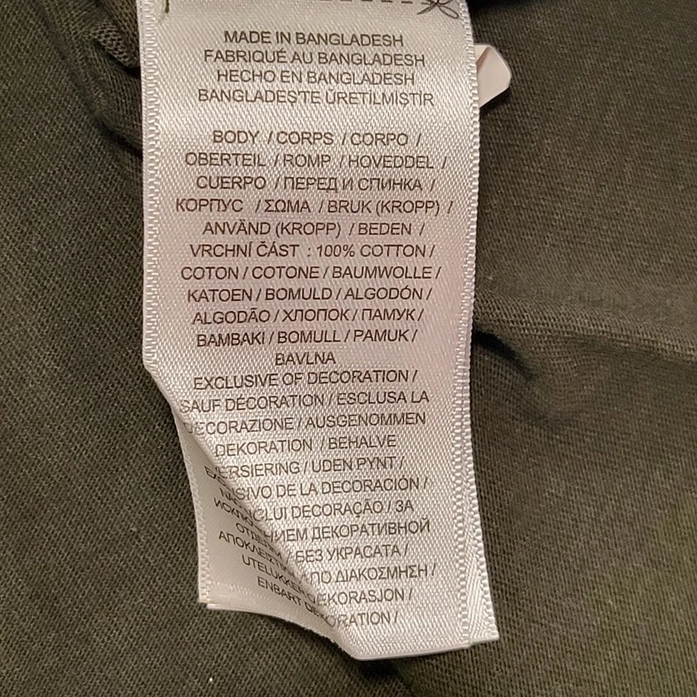 POLO Ralph Lauren Custom Slim Fit Jersey Crewneck T-Shirt Olive Green Size Large